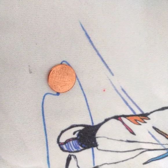 Vintage Sweatshirt Golf abstract design Super soft 90s y2k - Picture 4 of 5